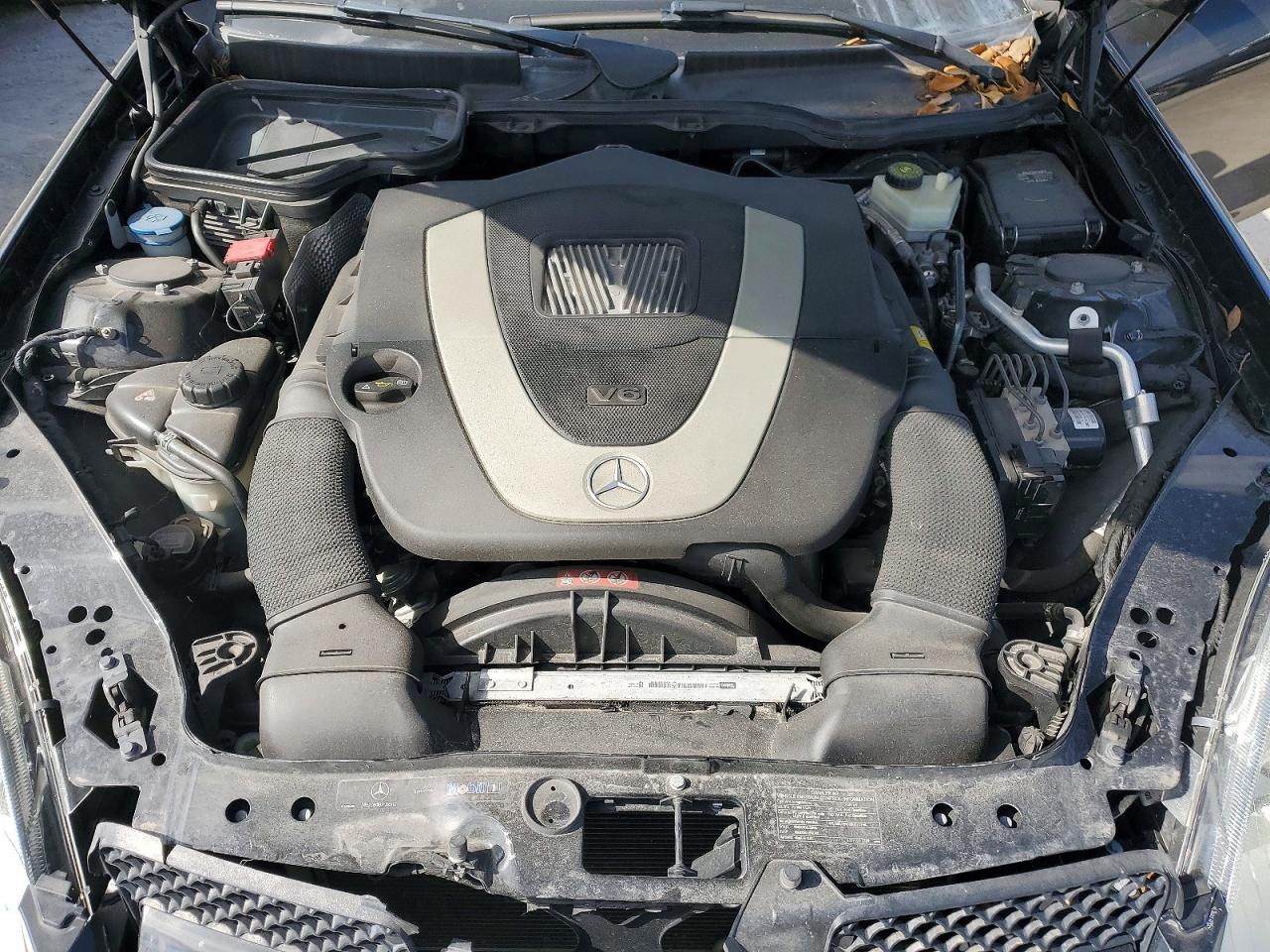 2009 Mercedes-benz Slk 300 Black vin: WDBWK54F99F208788
