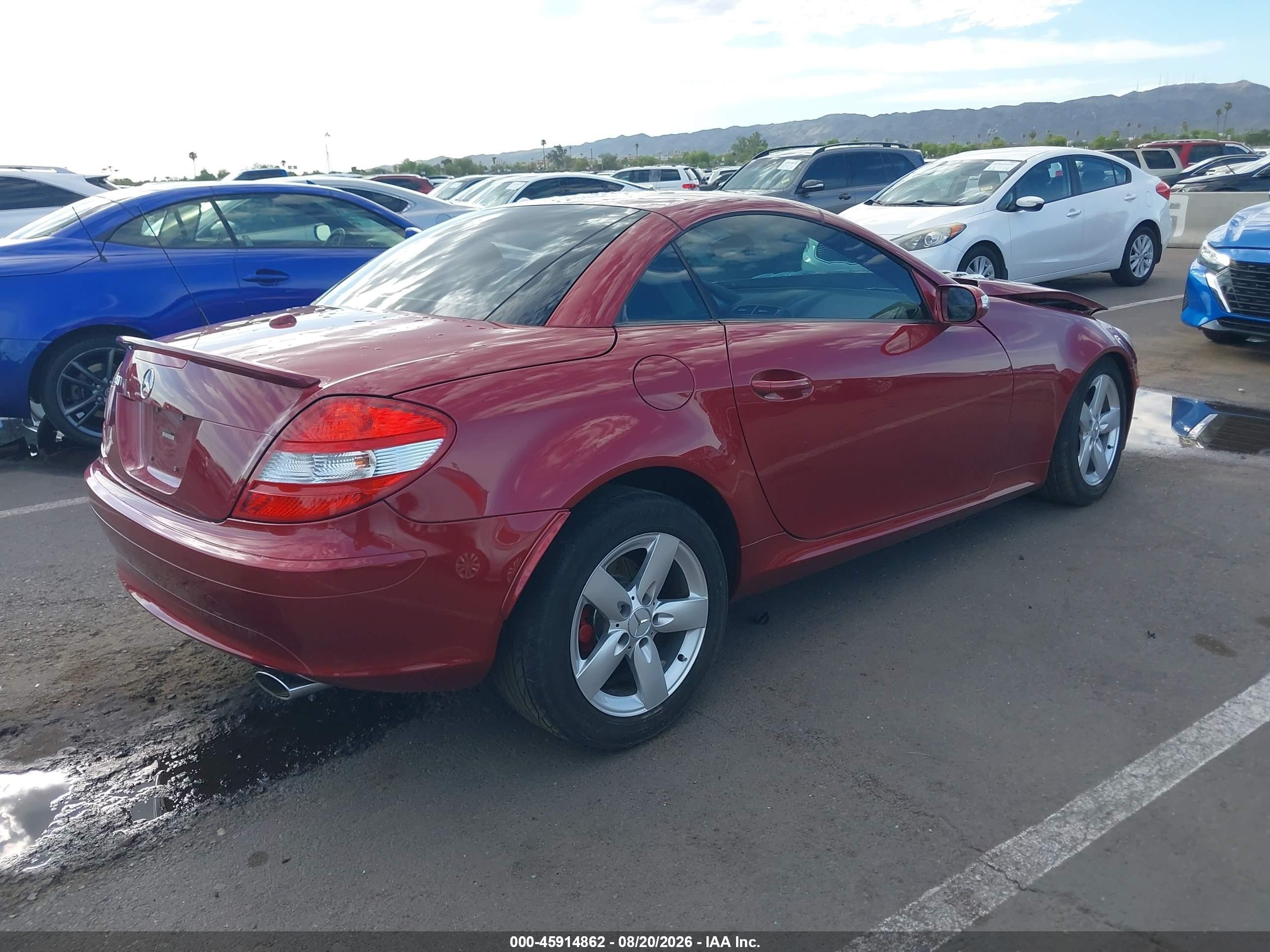 2006 Mercedes-benz Slk 280   Red vin: WDBWK54FX6F099169