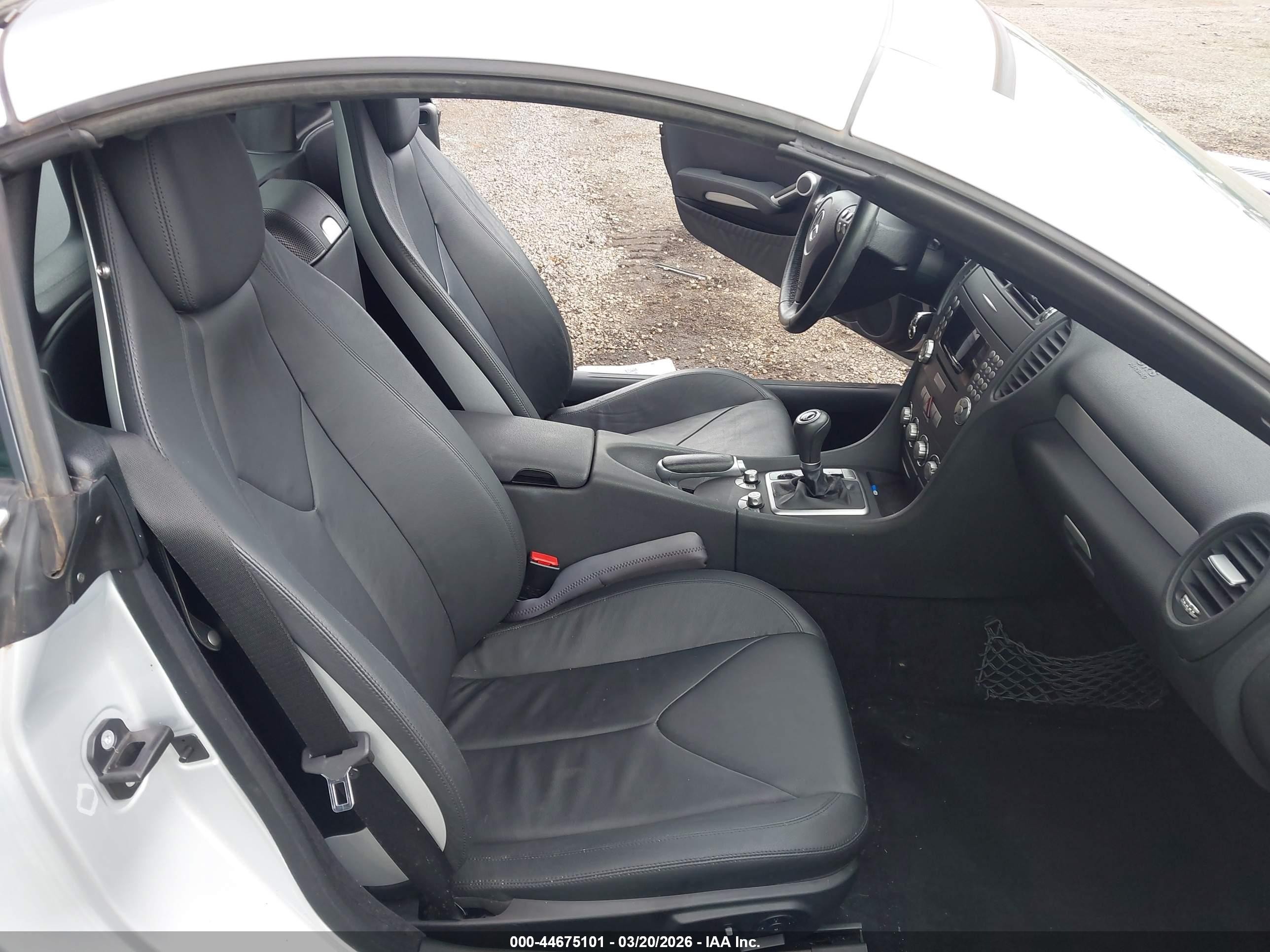 2007 Mercedes-benz Slk 280   Silver vin: WDBWK54FX7F146797