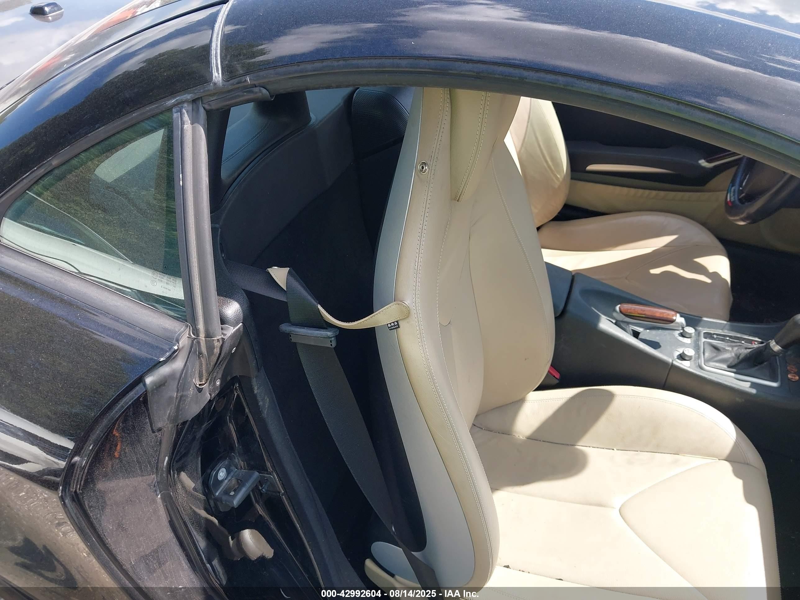 2007 Mercedes-benz Slk 280   Black vin: WDBWK54FX7F162448