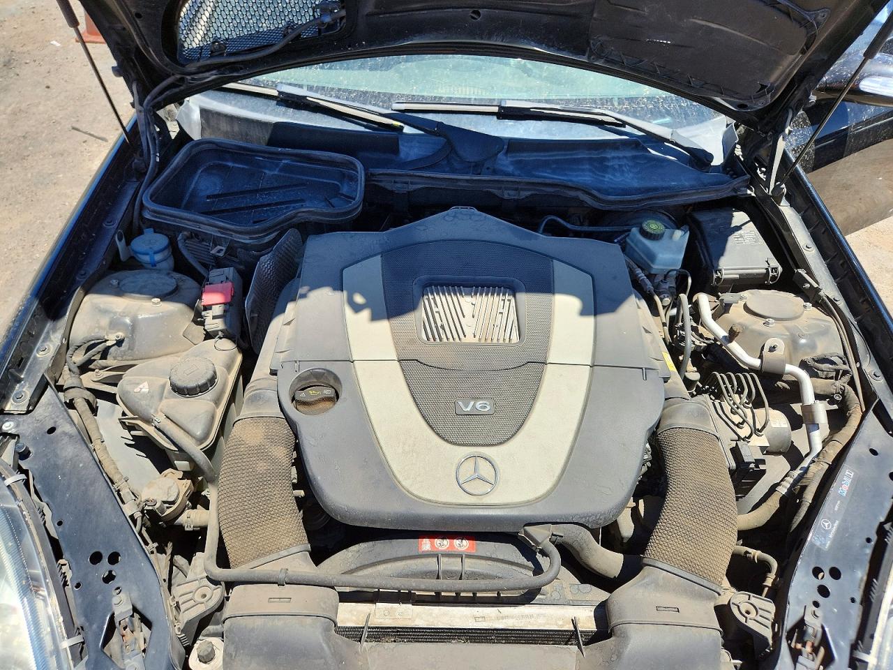 2007 Mercedes-benz Slk 280 Black vin: WDBWK54FX7F166855