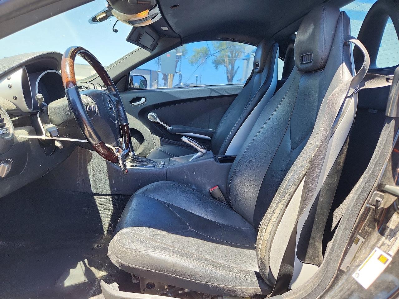 2007 Mercedes-benz Slk 280 Black vin: WDBWK54FX7F166855