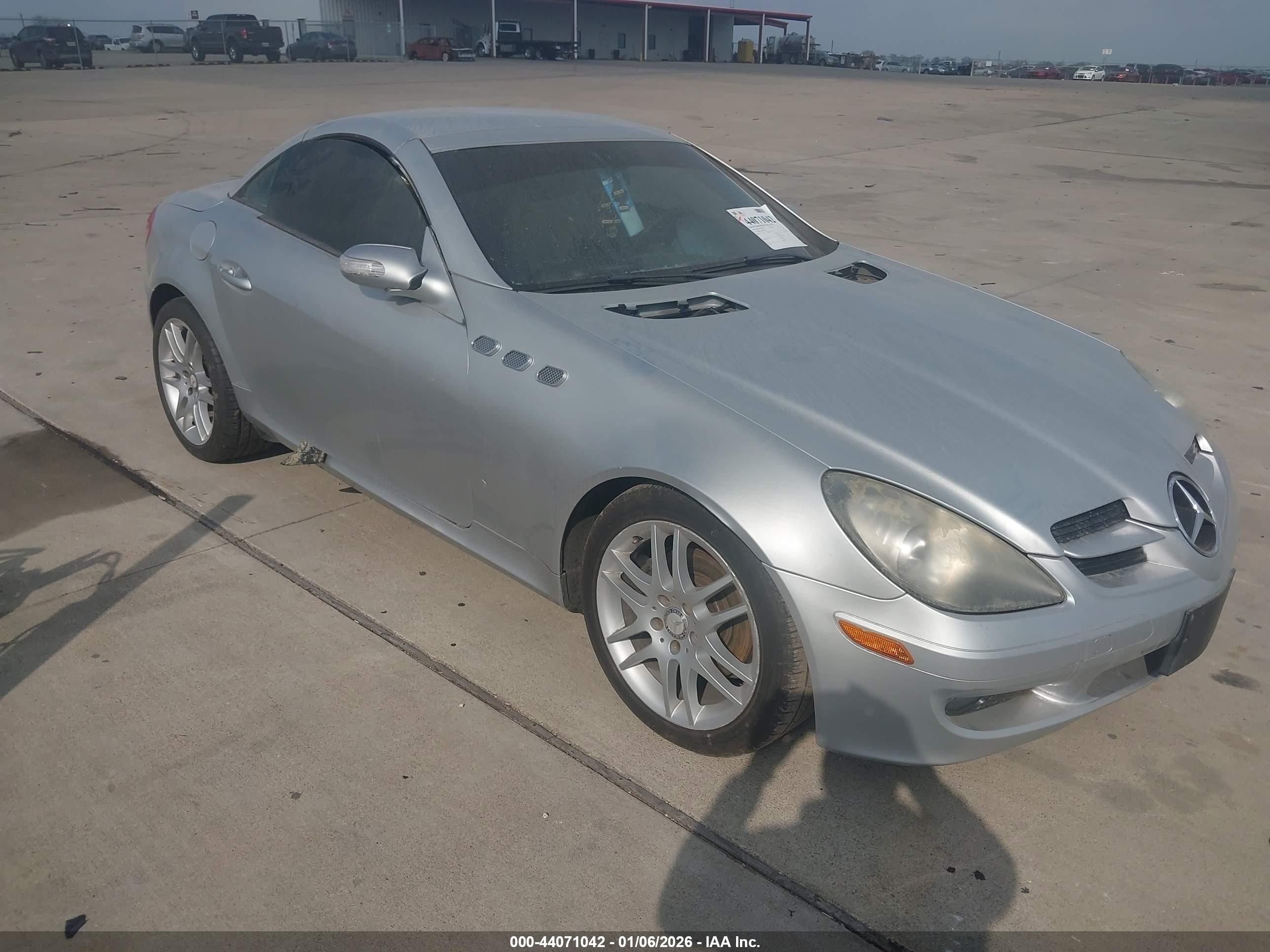 2008 Mercedes-benz Slk 280   Gray vin: WDBWK54FX8F182006