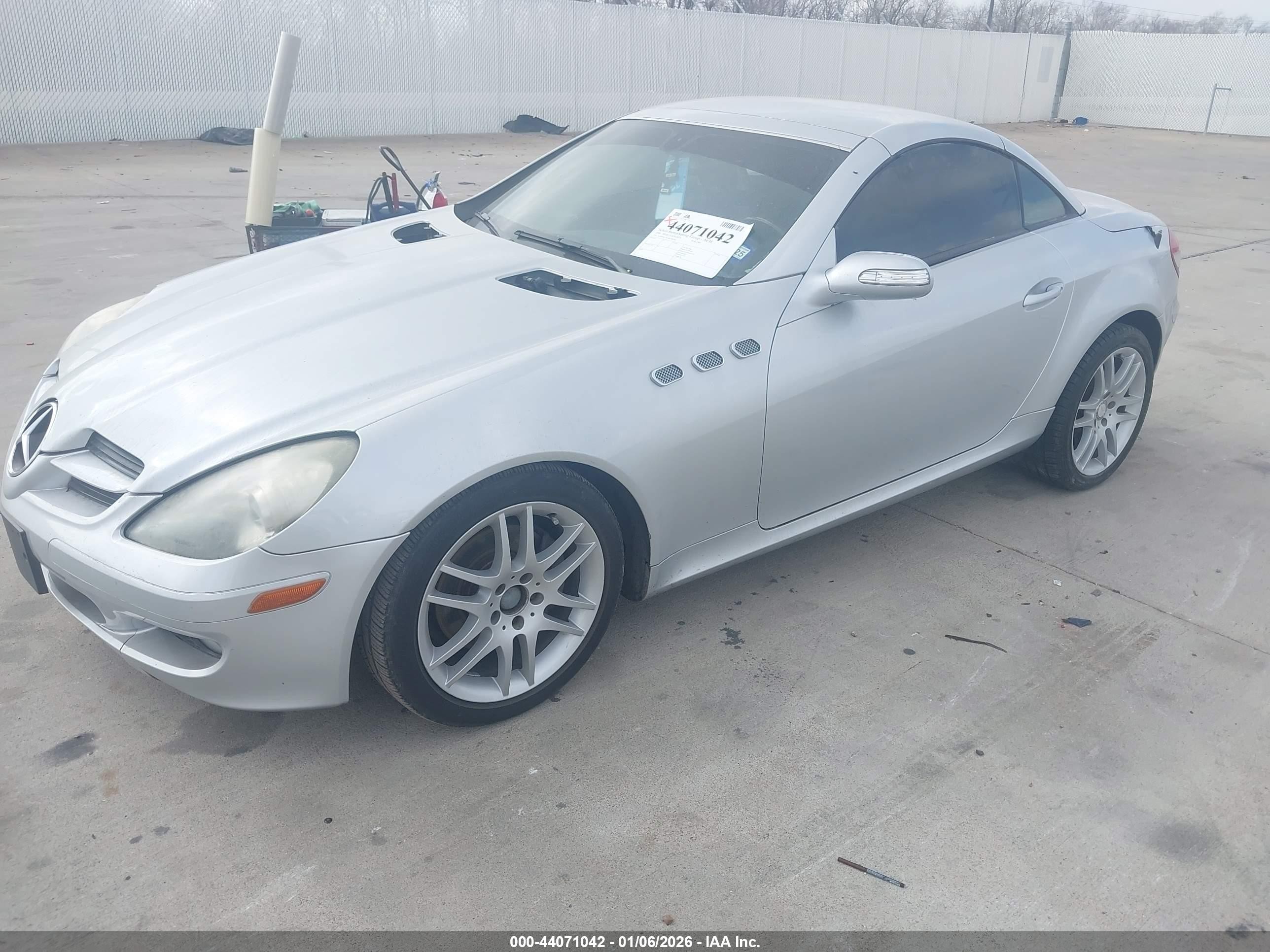 2008 Mercedes-benz Slk 280   Gray vin: WDBWK54FX8F182006