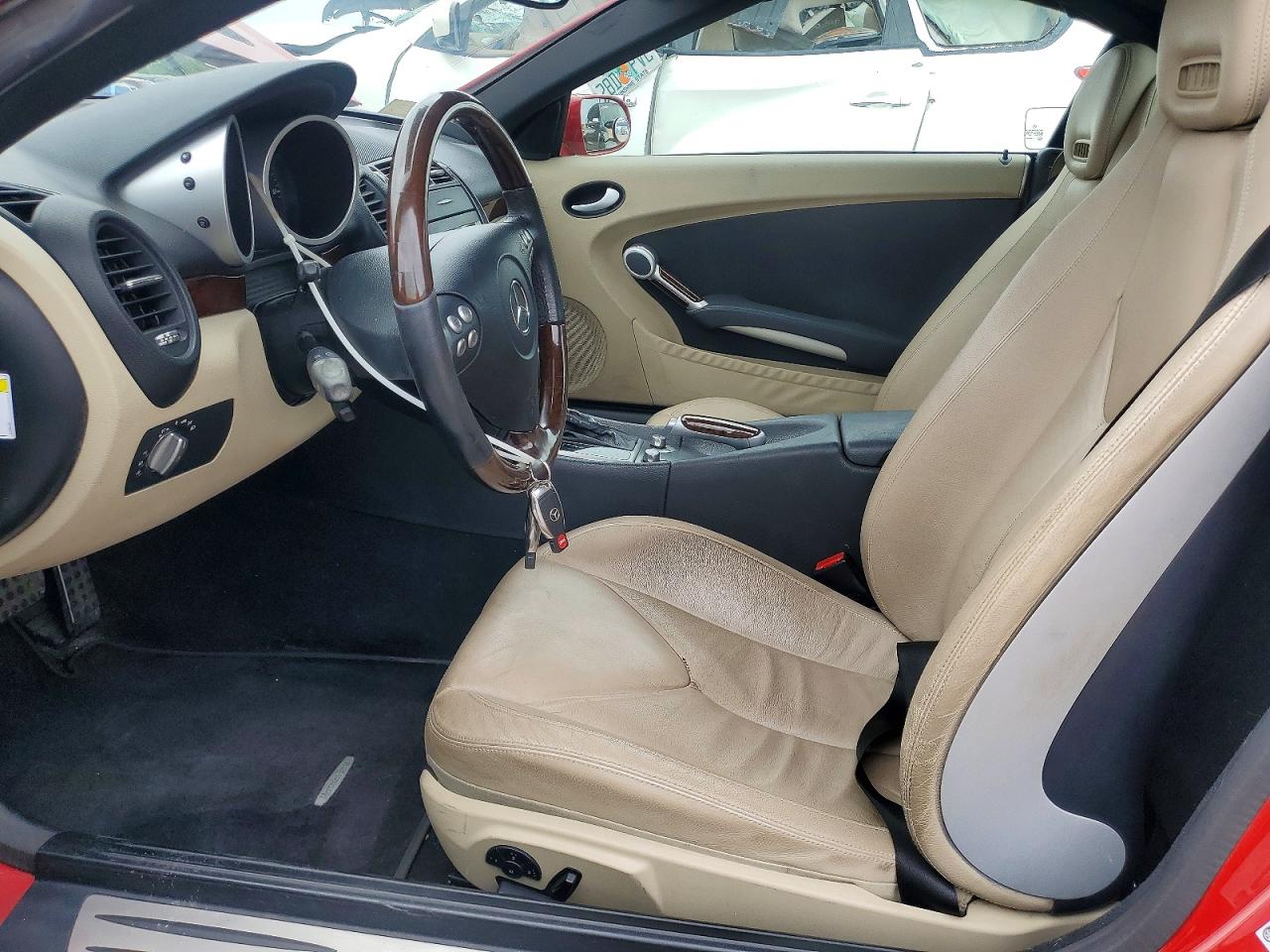 2008 Mercedes-benz Slk 280 Red vin: WDBWK54FX8F187500