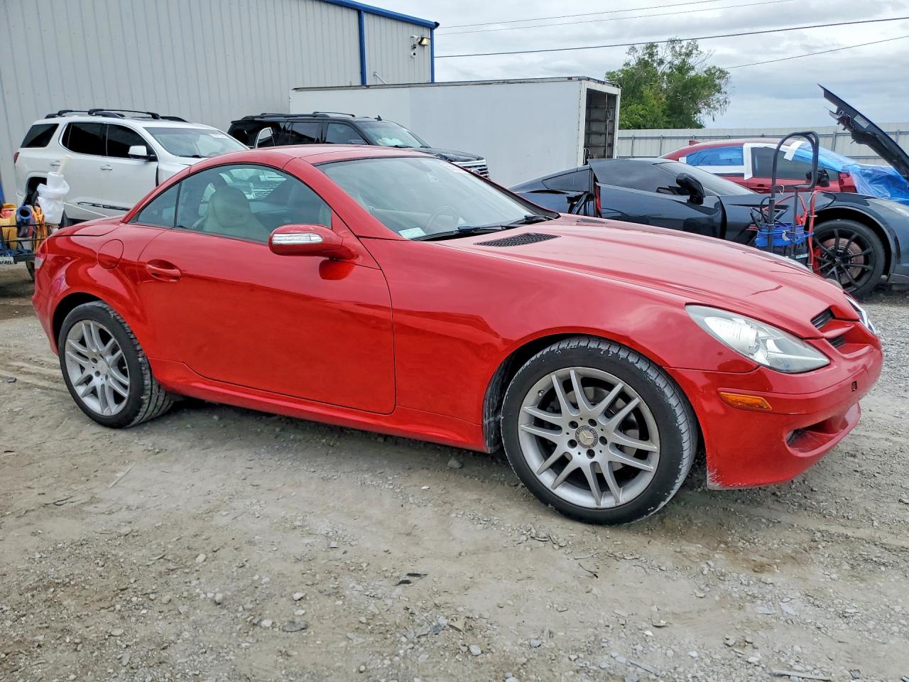2008 Mercedes-benz Slk 280 Red vin: WDBWK54FX8F187500
