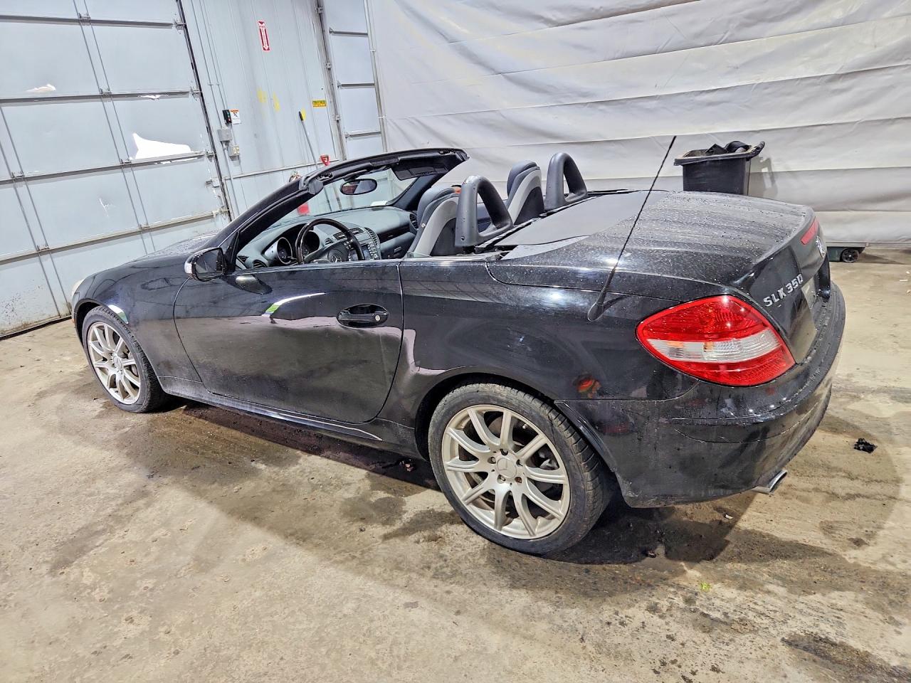2005 Mercedes-benz Slk 350 Black vin: WDBWK56F05F034410