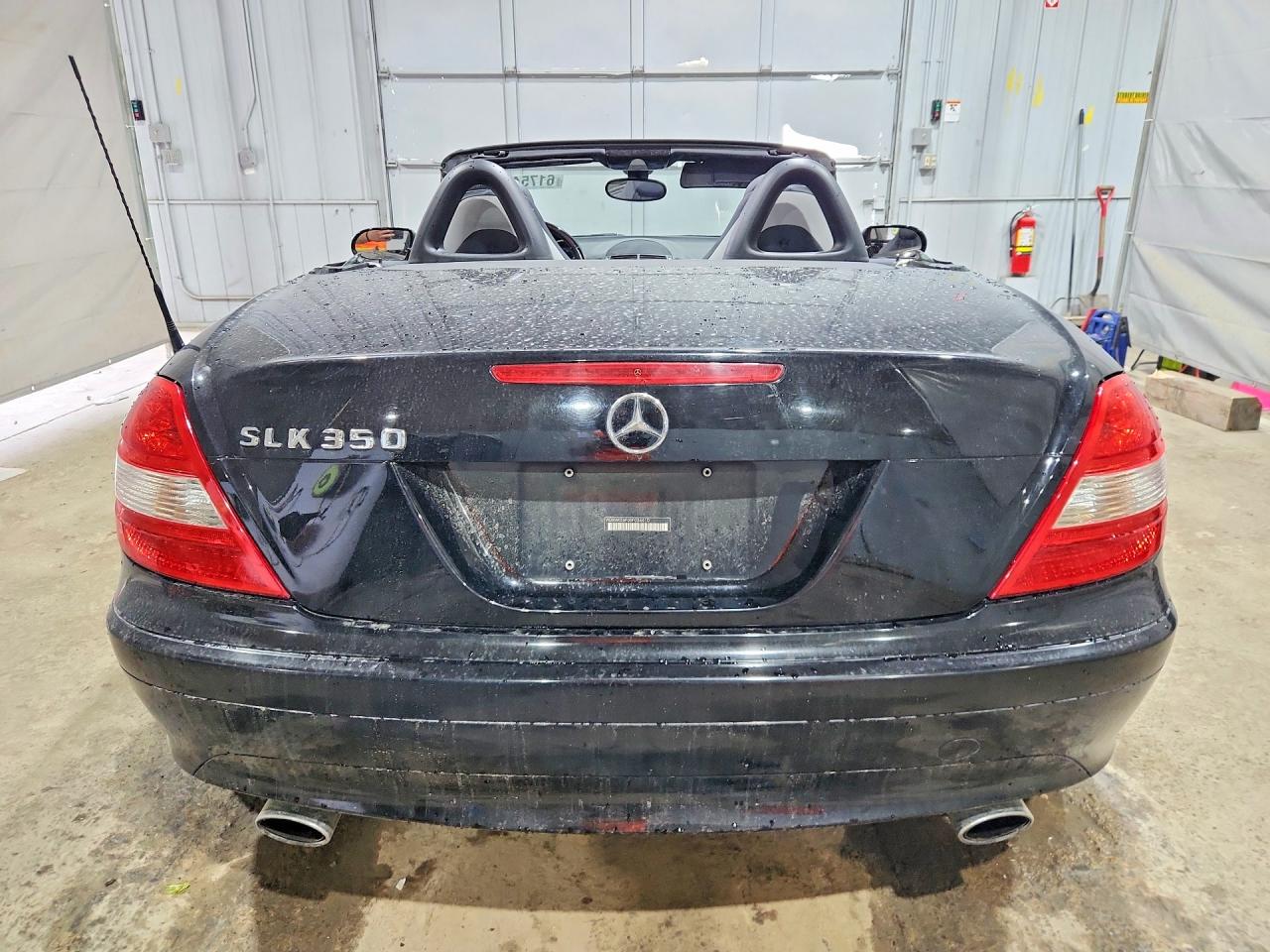 2005 Mercedes-benz Slk 350 Black vin: WDBWK56F05F034410