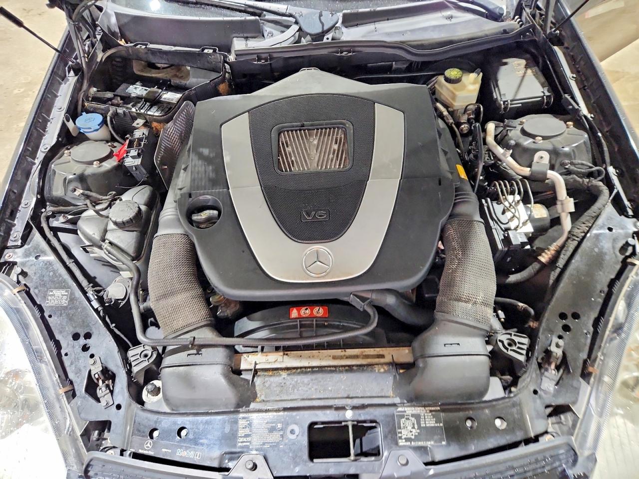 2005 Mercedes-benz Slk 350 Black vin: WDBWK56F05F034410