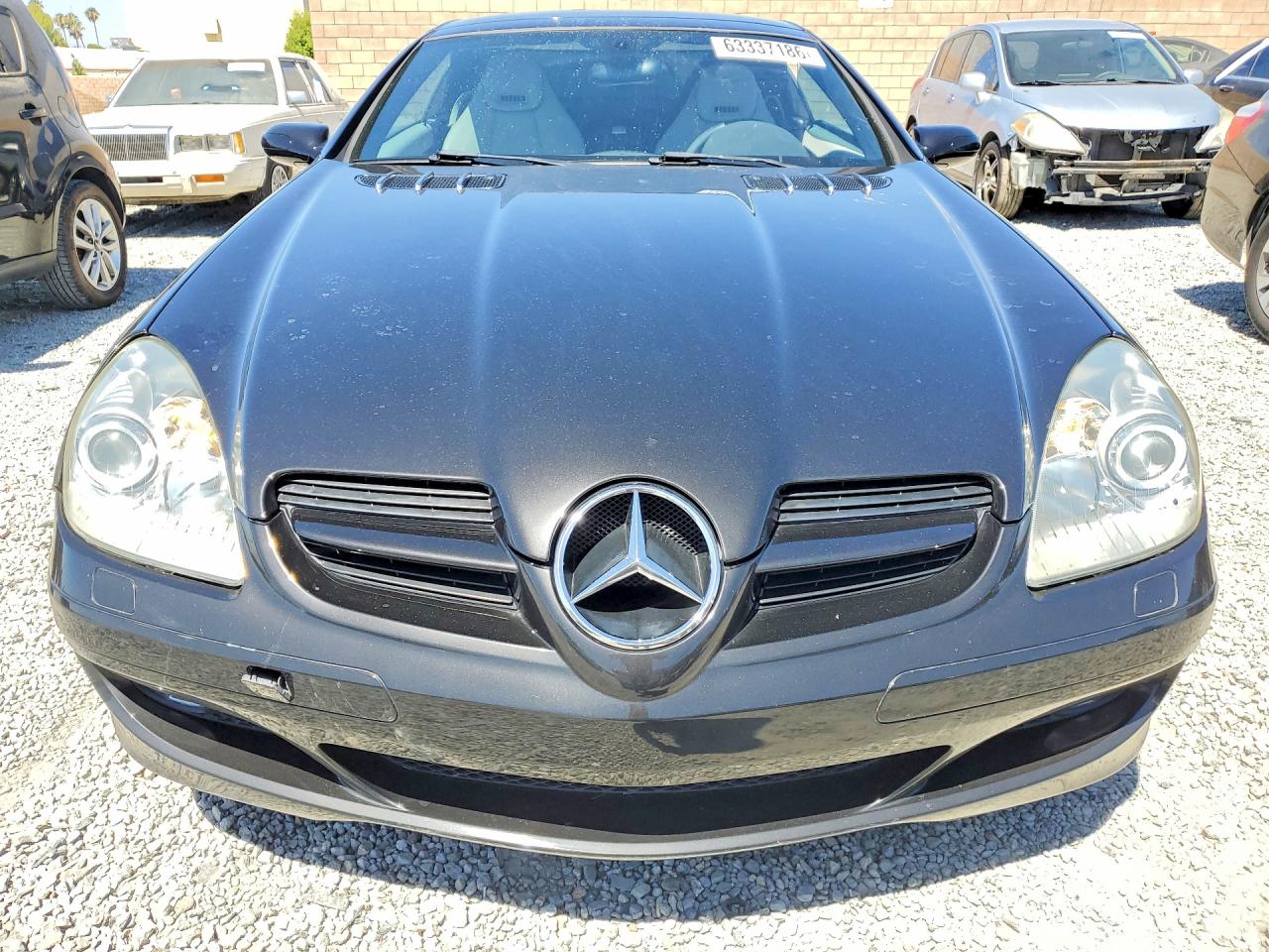 2005 Mercedes-benz Slk 350 Black vin: WDBWK56F05F049554