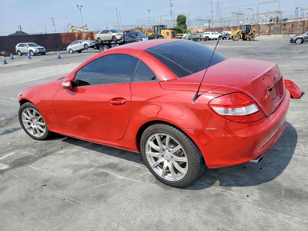 2006 Mercedes-benz Slk 350 Red vin: WDBWK56F06F098366