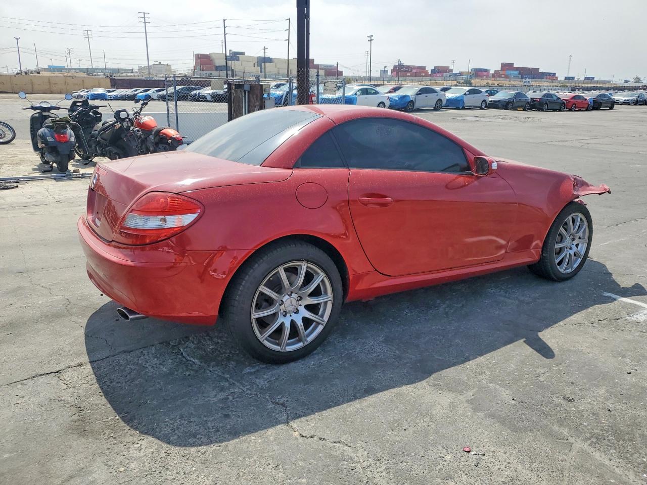 2006 Mercedes-benz Slk 350 Red vin: WDBWK56F06F098366