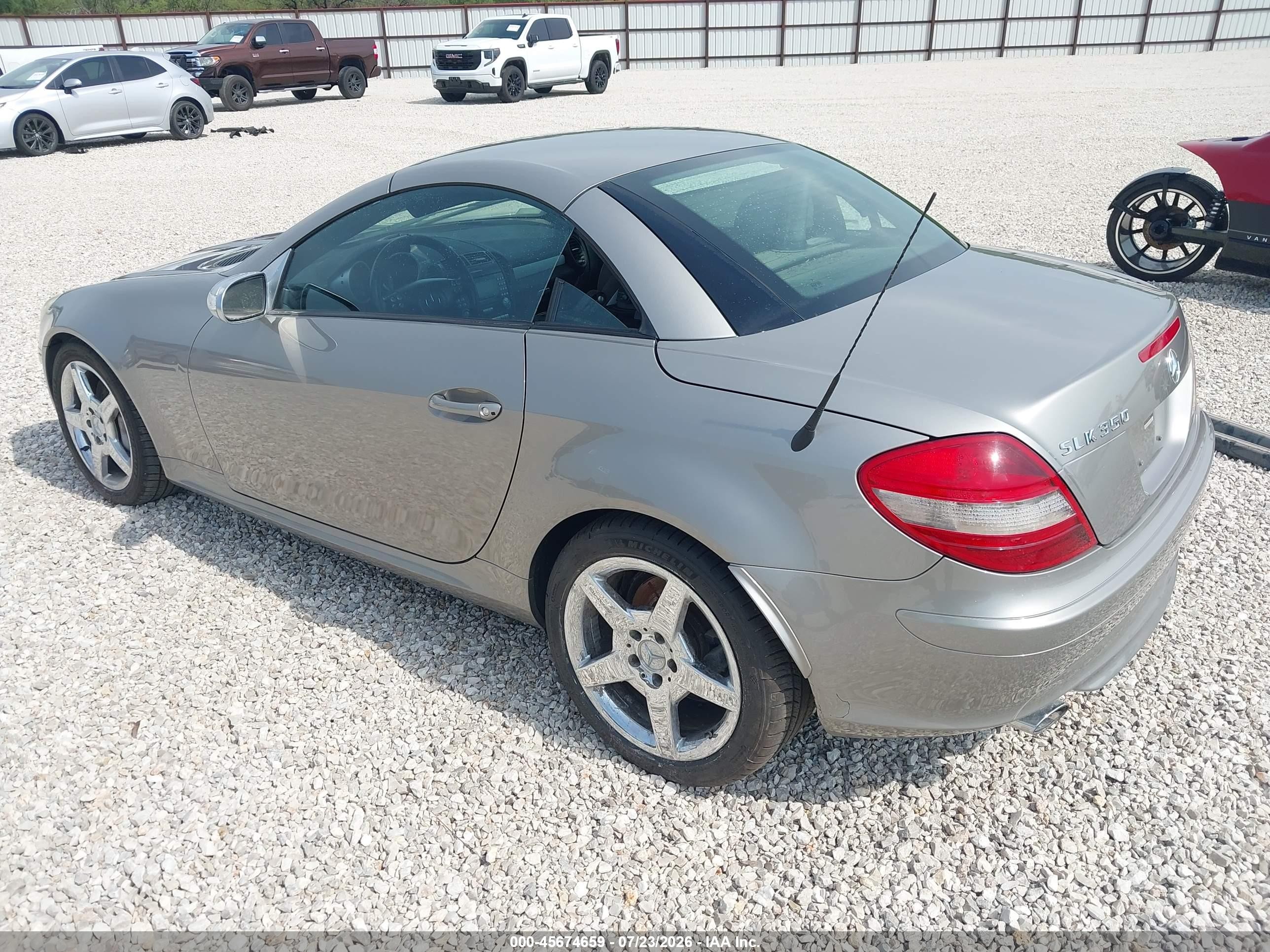 2005 Mercedes-benz Slk 350   Серый vin: WDBWK56F15F039549