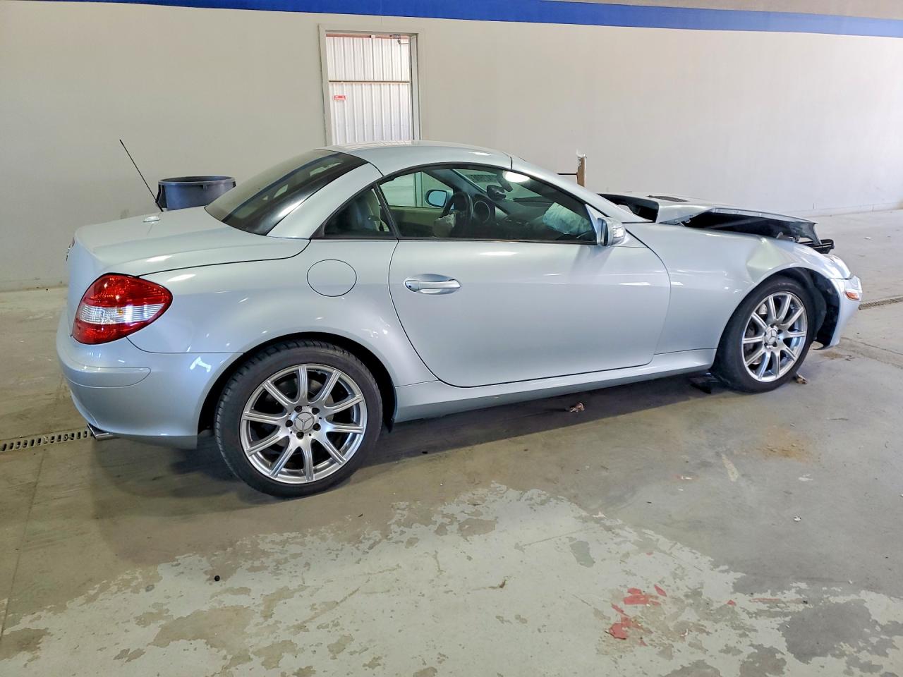 2007 Mercedes-benz Slk 350 Silver vin: WDBWK56F27F148251
