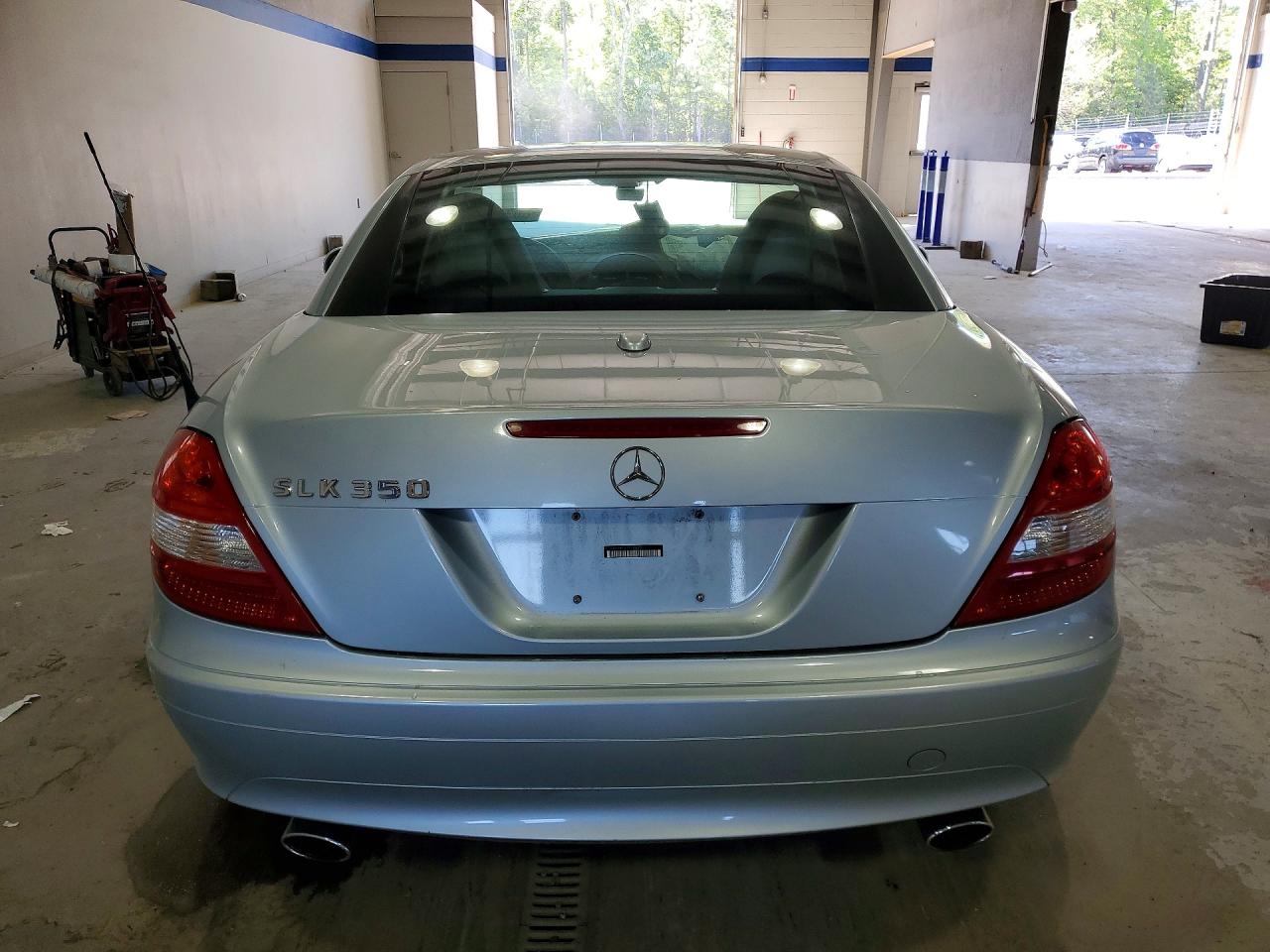 2007 Mercedes-benz Slk 350 Silver vin: WDBWK56F27F148251