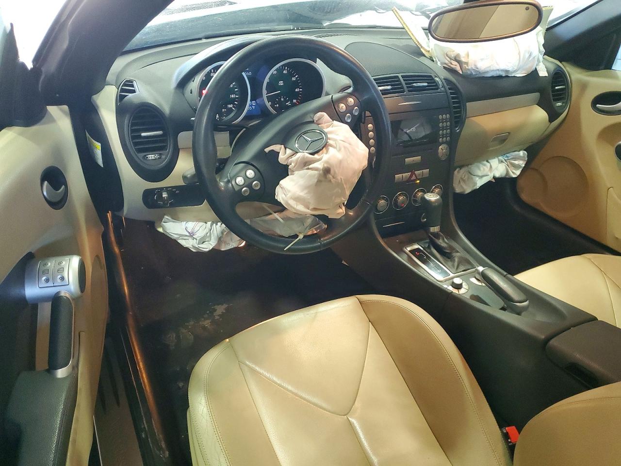 2007 Mercedes-benz Slk 350 Silver vin: WDBWK56F27F148251