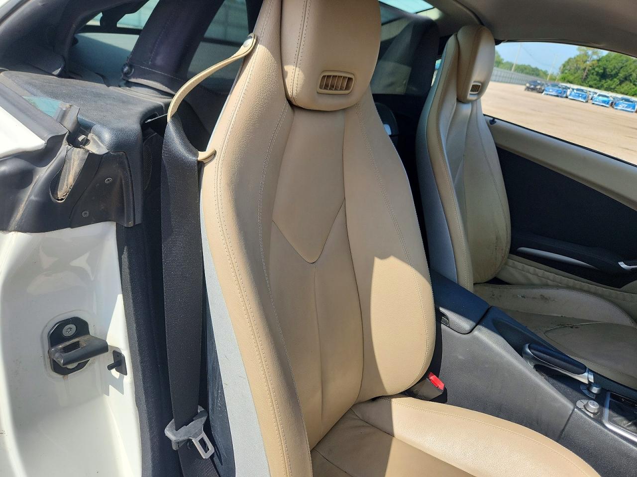 2007 Mercedes-benz Slk 350 White vin: WDBWK56F27F154325