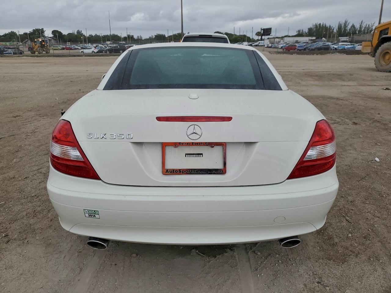 2007 Mercedes-benz Slk 350 White vin: WDBWK56F27F167947