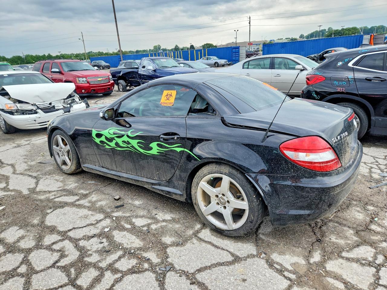 2005 Mercedes-benz Slk 350 Черный vin: WDBWK56F35F041092