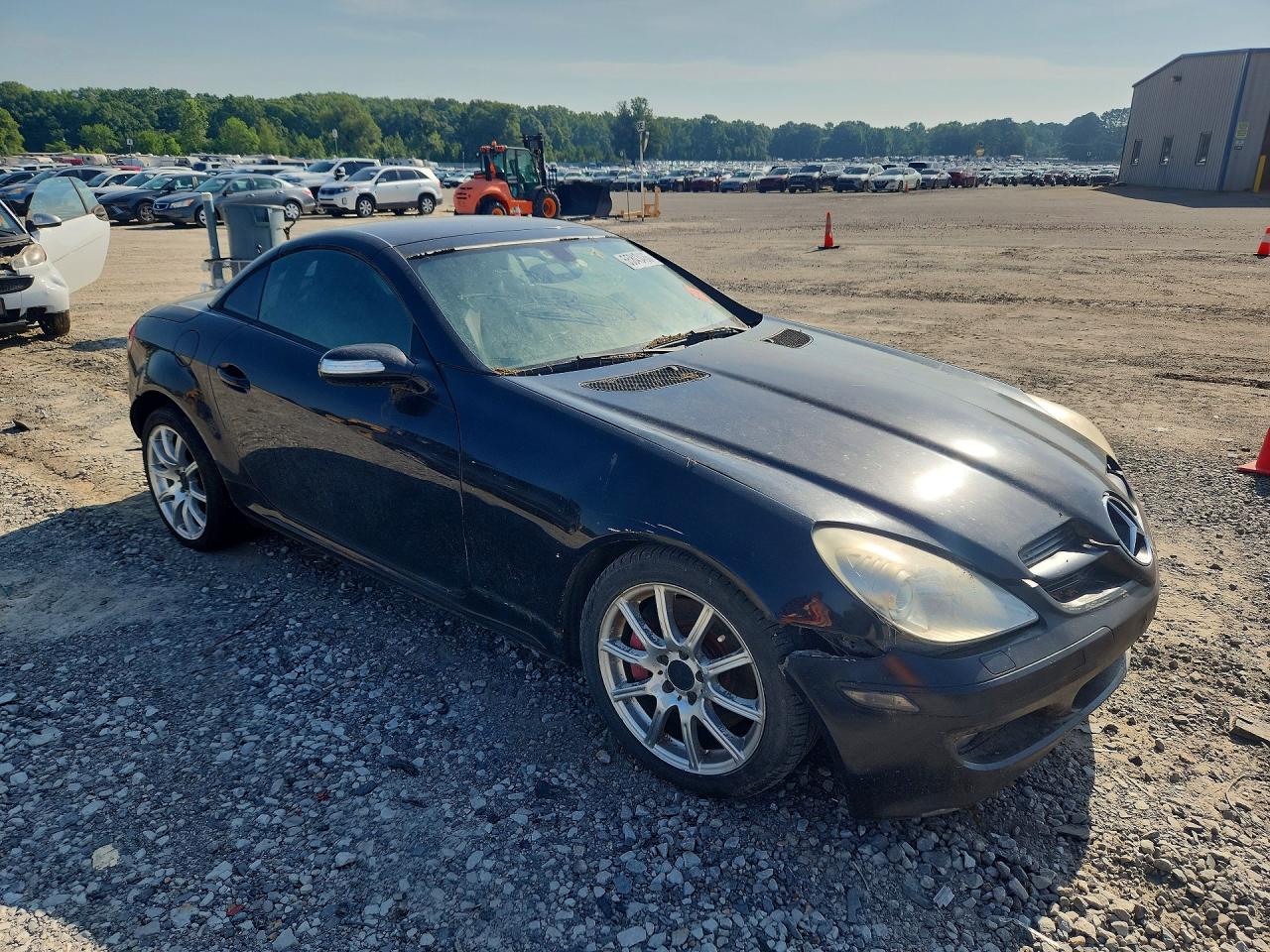 2006 Mercedes-benz Slk 350 Black vin: WDBWK56F36F114026