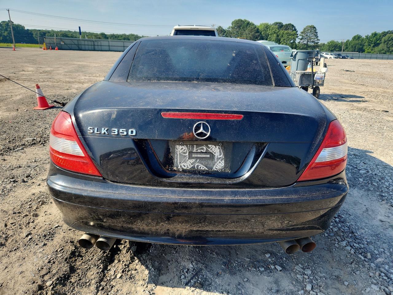 2006 Mercedes-benz Slk 350 Black vin: WDBWK56F36F114026