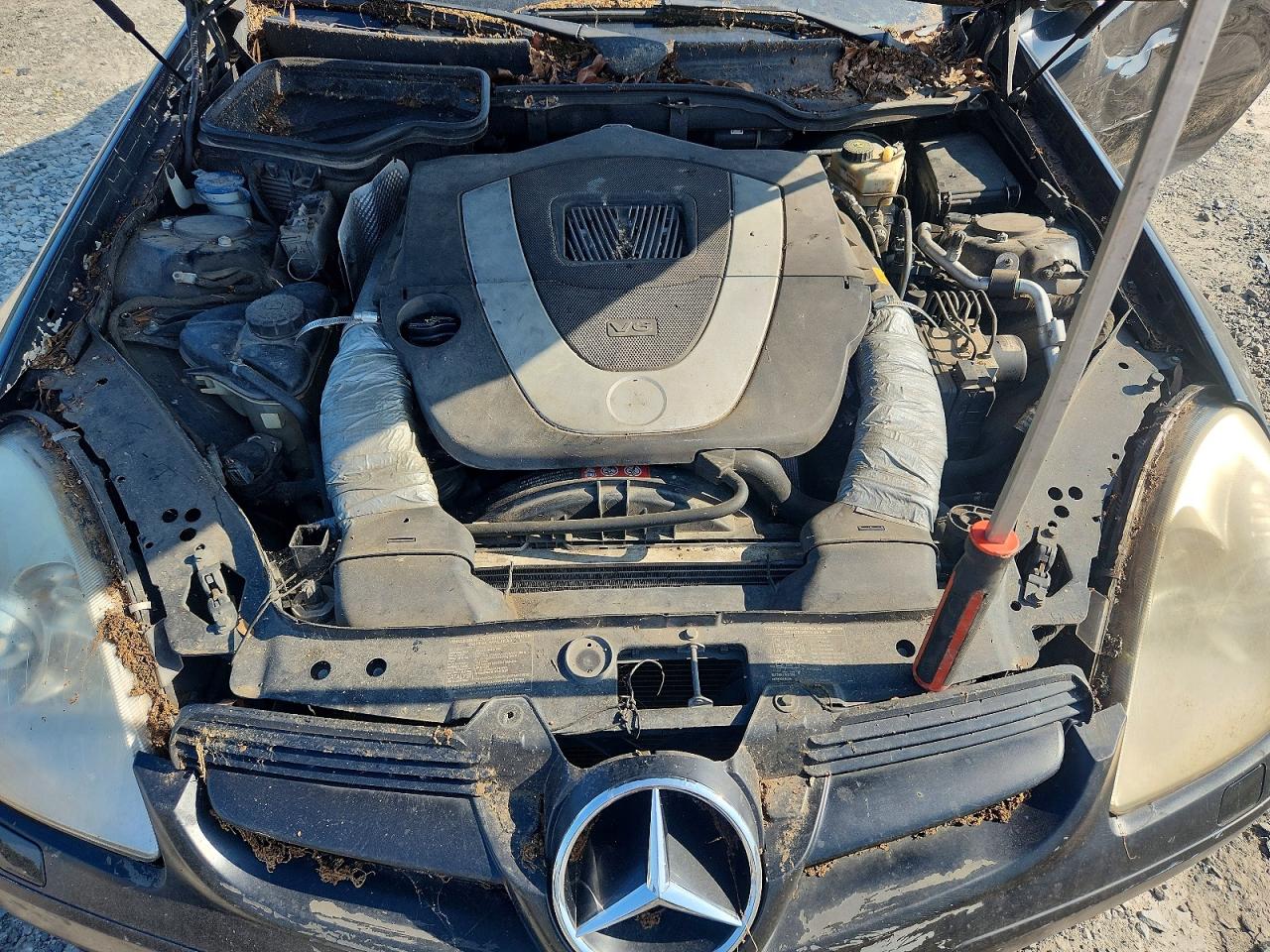 2006 Mercedes-benz Slk 350 Black vin: WDBWK56F36F114026
