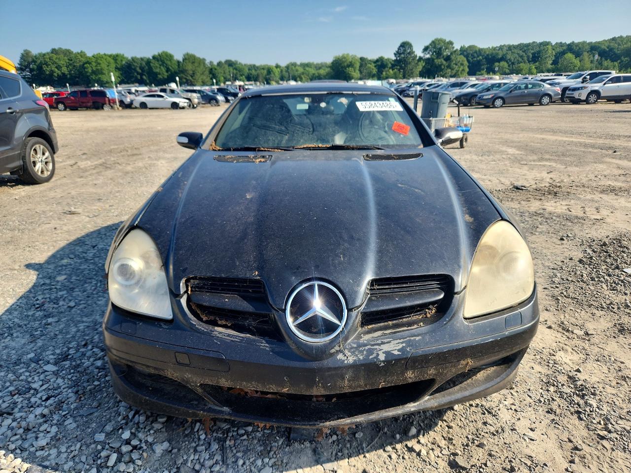 2006 Mercedes-benz Slk 350 Black vin: WDBWK56F36F114026
