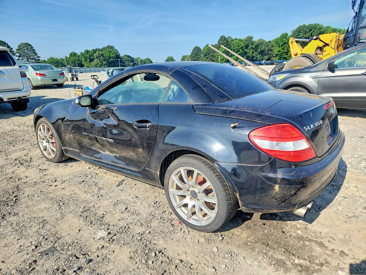 2006 Mercedes-benz Slk 350 Black vin: WDBWK56F36F114026