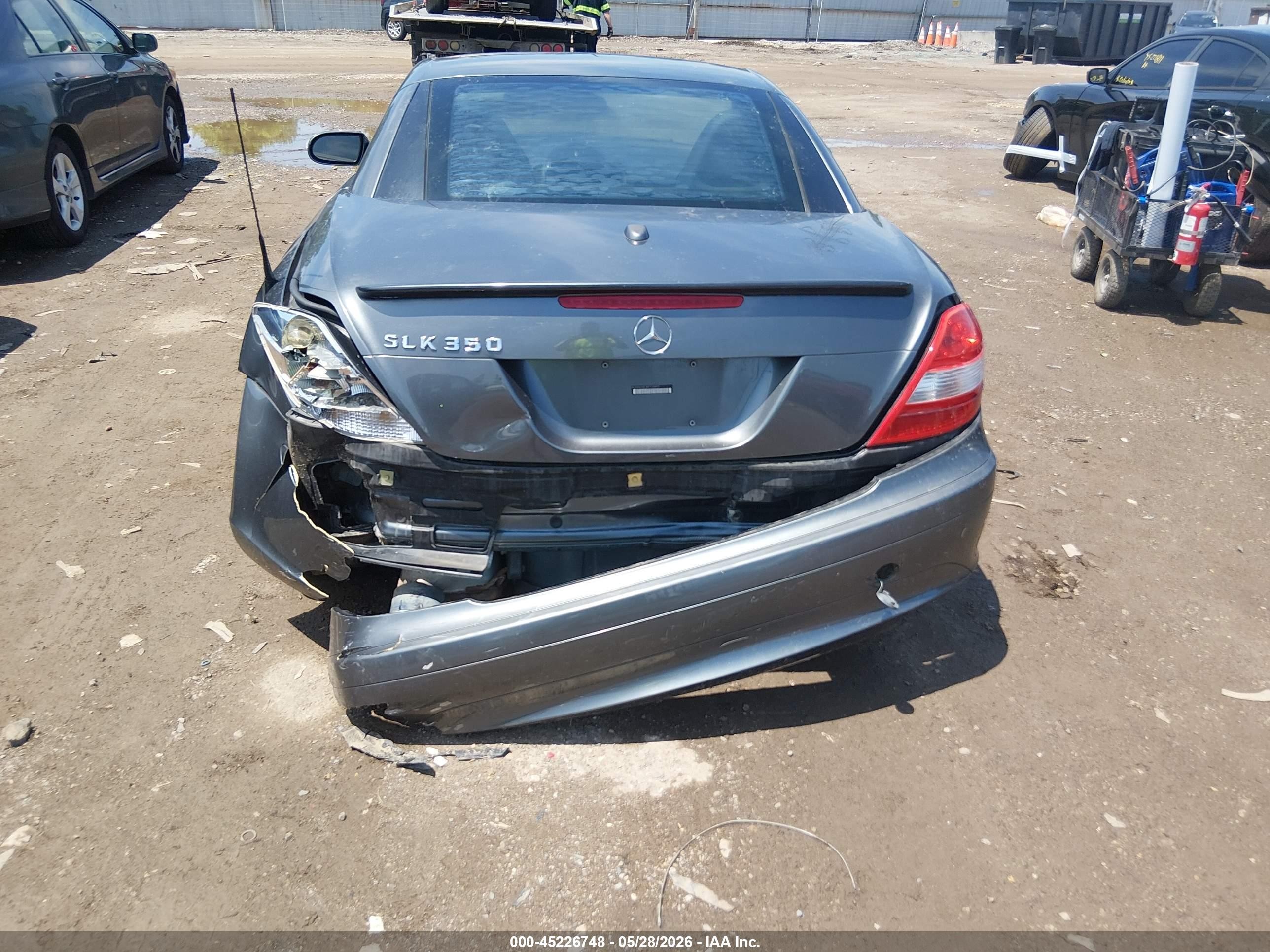2006 Mercedes-benz Slk 350   Gray vin: WDBWK56F36F124992