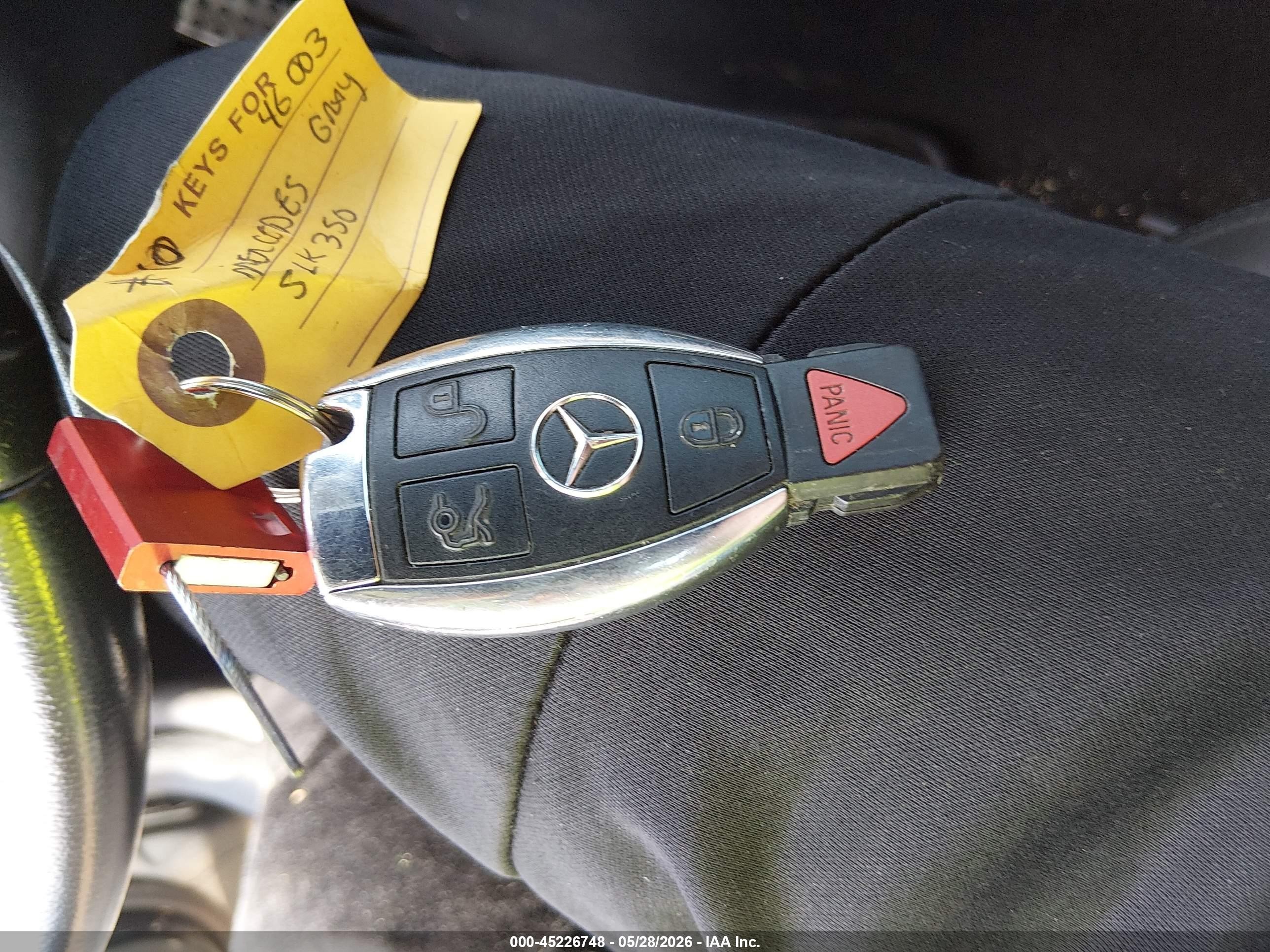 2006 Mercedes-benz Slk 350   Gray vin: WDBWK56F36F124992