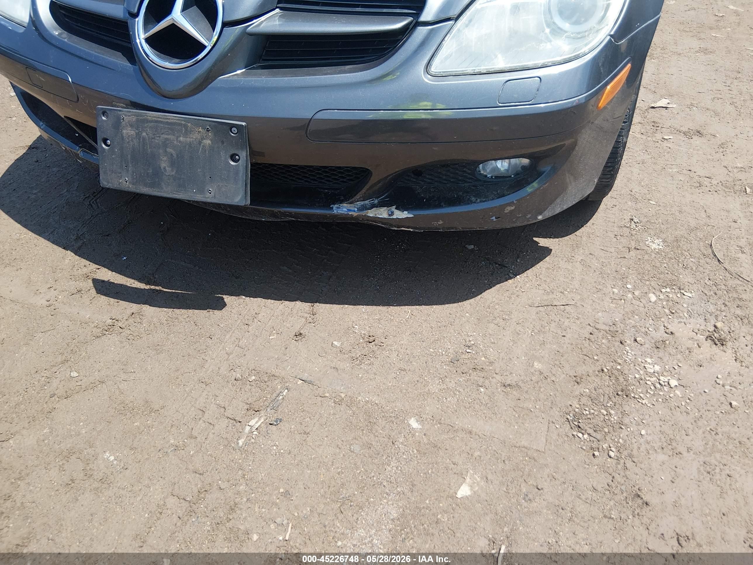 2006 Mercedes-benz Slk 350   Gray vin: WDBWK56F36F124992