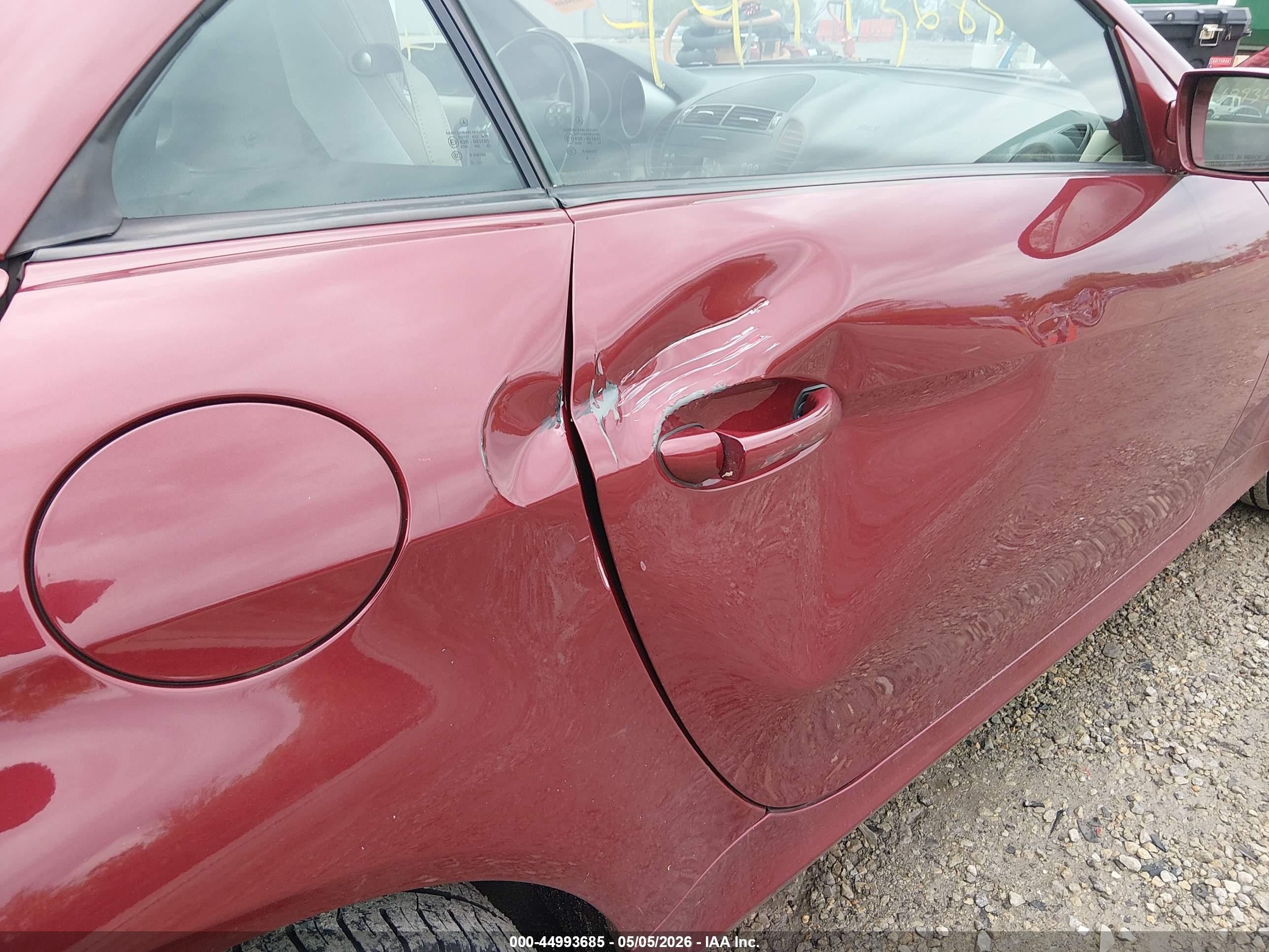2007 Mercedes-benz Slk 350   Red vin: WDBWK56F37F151904