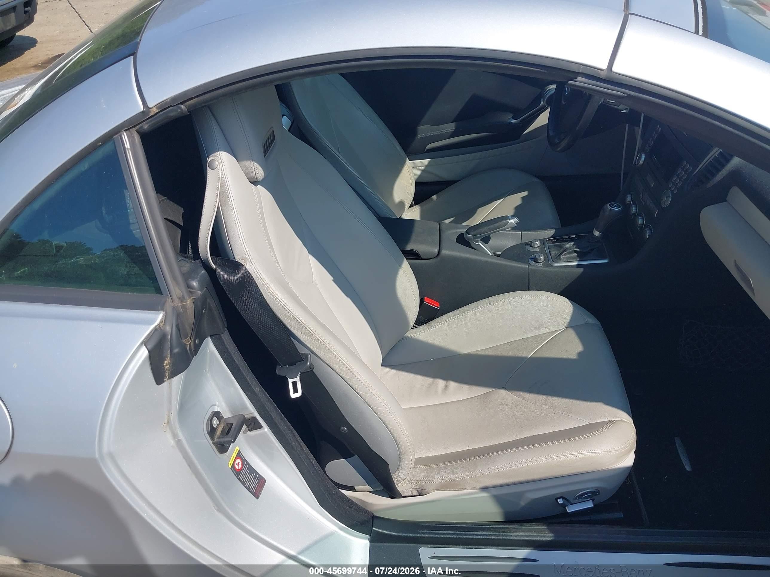 2006 Mercedes-benz Slk 350 Silver vin: WDBWK56F46F084535