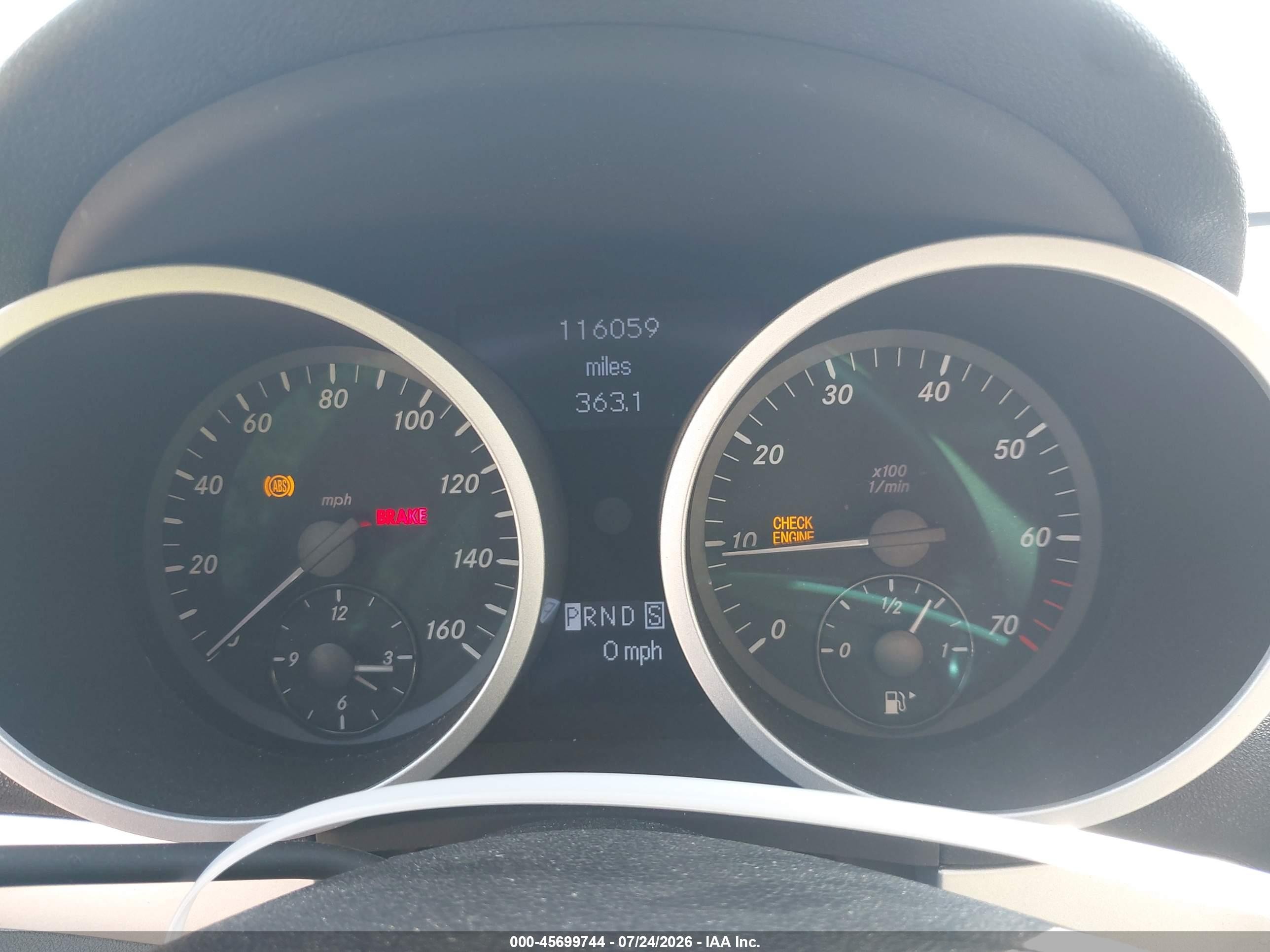 2006 Mercedes-benz Slk 350 Silver vin: WDBWK56F46F084535
