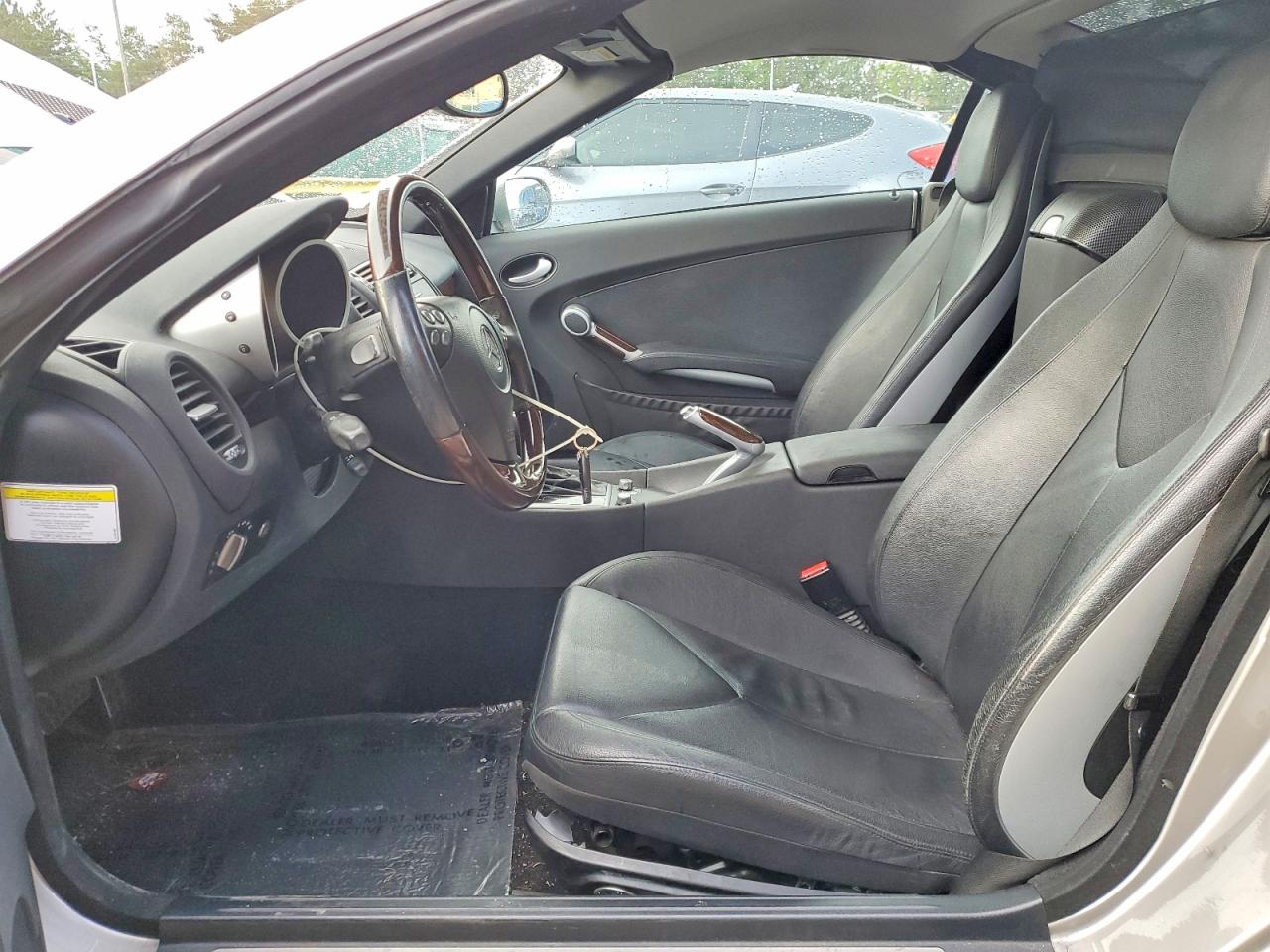 2006 Mercedes-benz Slk 350 Silver vin: WDBWK56F46F099147