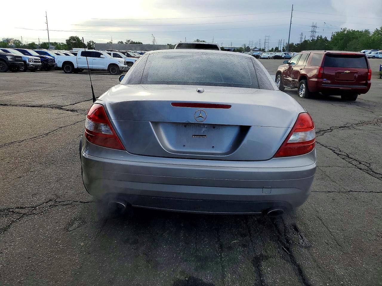2006 Mercedes-benz Slk 350 Silver vin: WDBWK56F46F099147