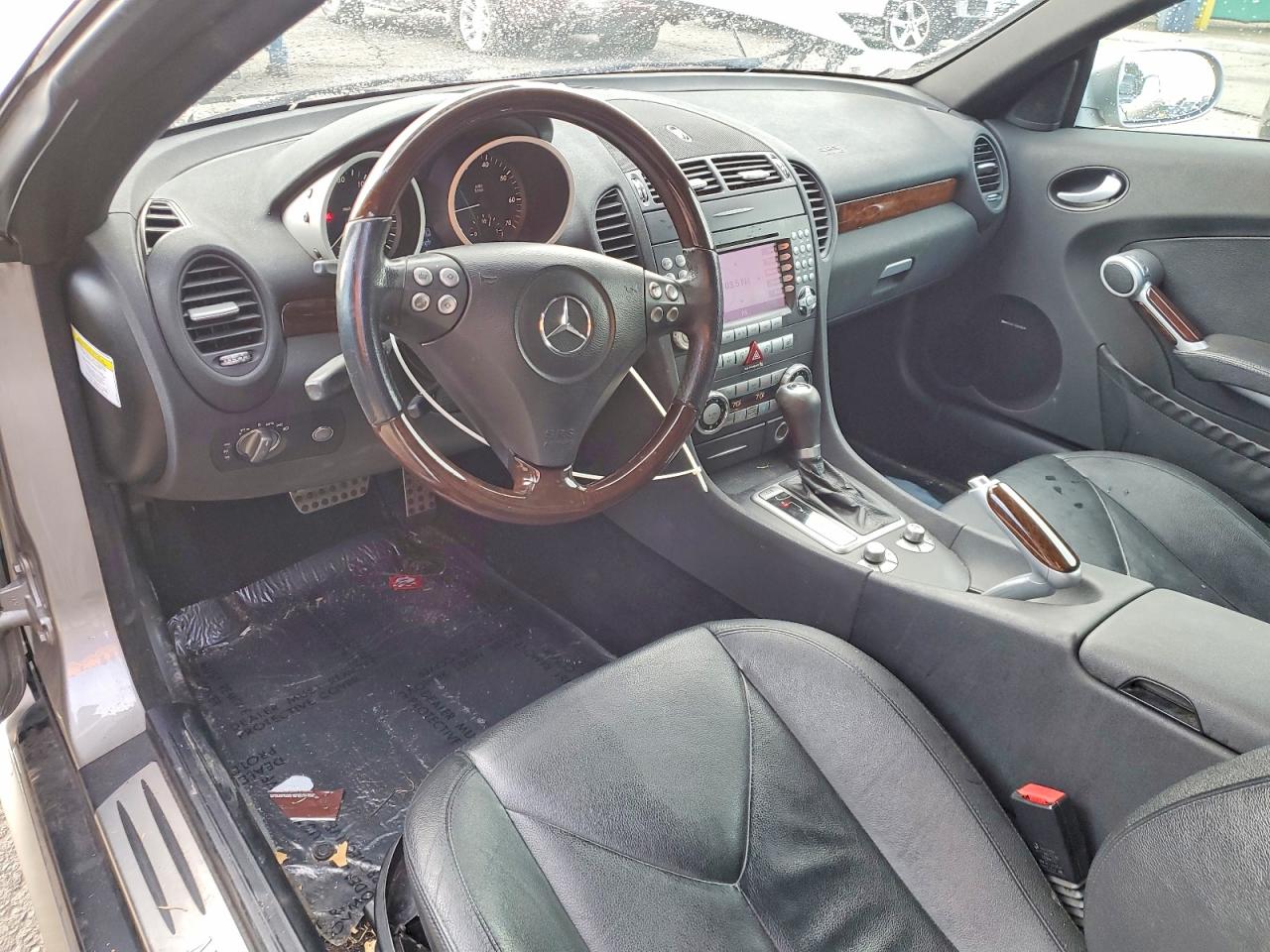 2006 Mercedes-benz Slk 350 Silver vin: WDBWK56F46F099147