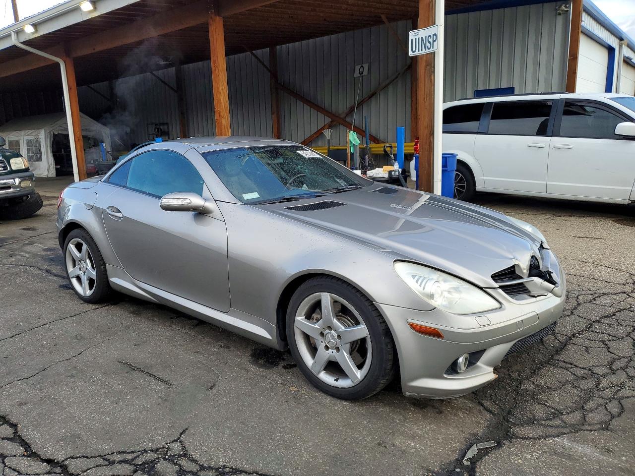 2006 Mercedes-benz Slk 350 Silver vin: WDBWK56F46F099147