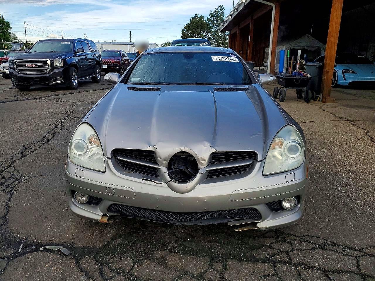 2006 Mercedes-benz Slk 350 Silver vin: WDBWK56F46F099147