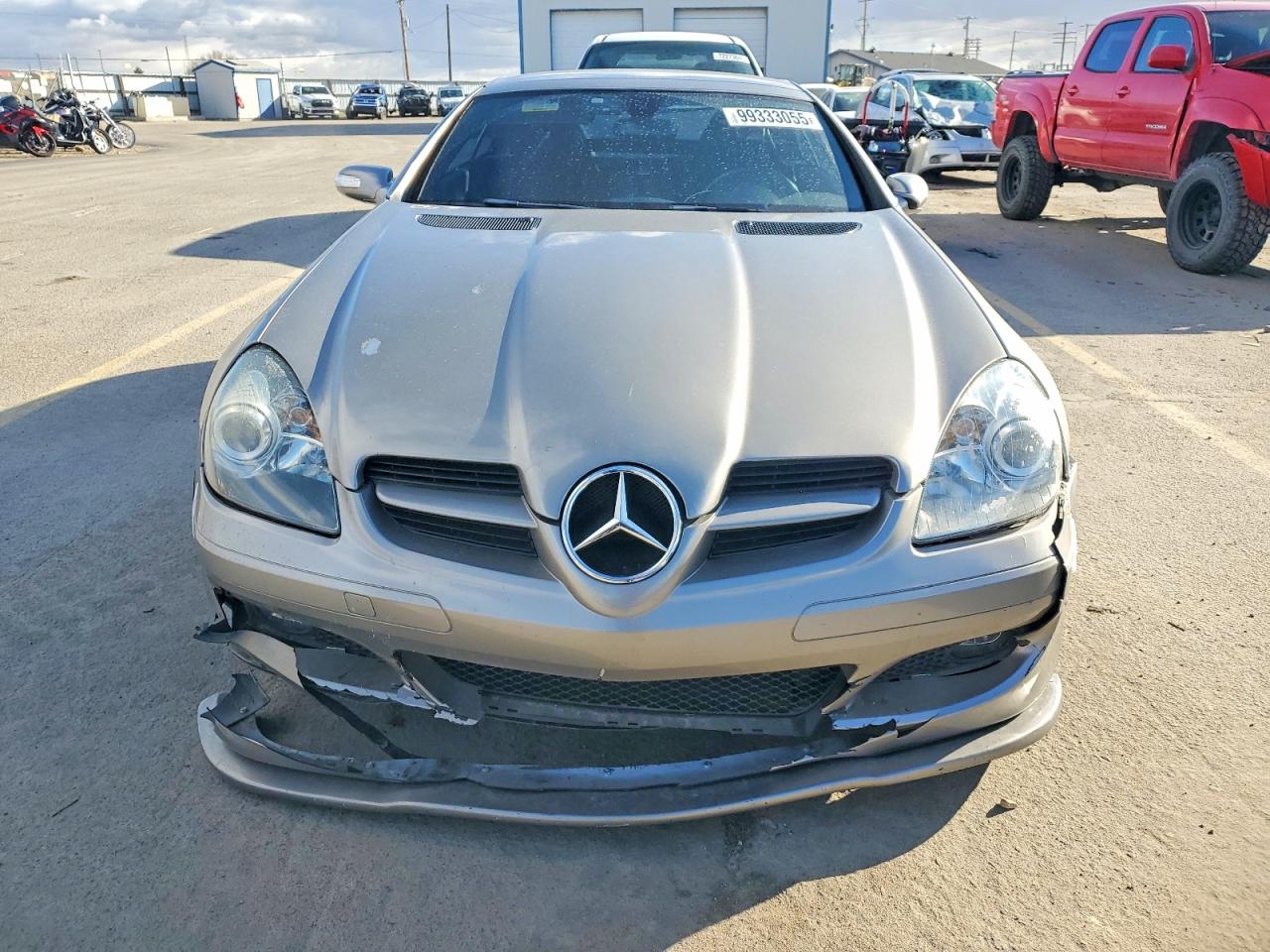 2007 Mercedes-benz Slk 350 Silver vin: WDBWK56F47F139048