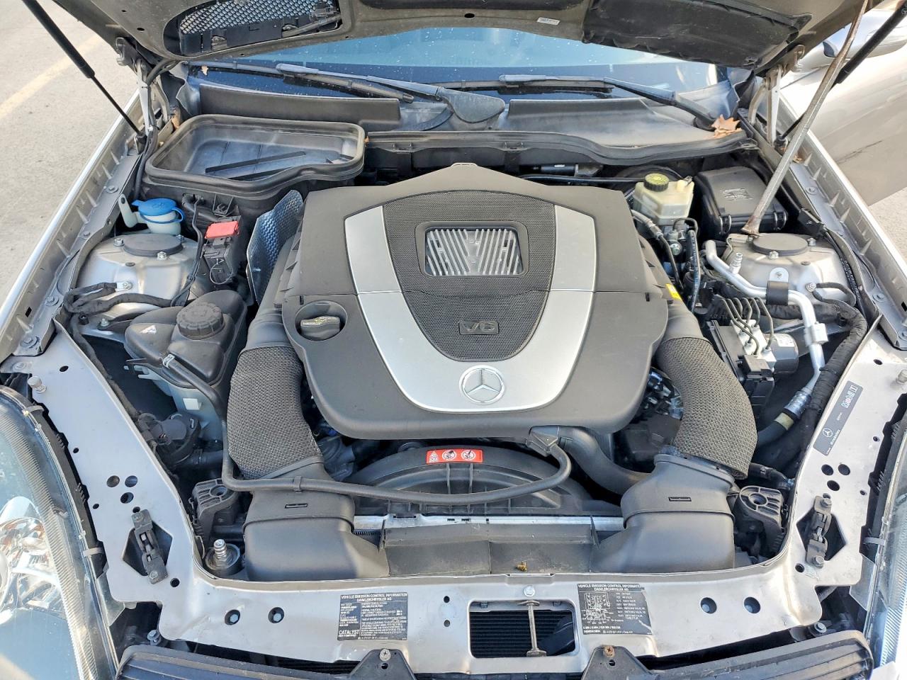 2007 Mercedes-benz Slk 350 Silver vin: WDBWK56F47F139048
