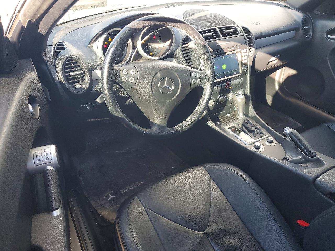 2007 Mercedes-benz Slk 350 Silver vin: WDBWK56F47F139048