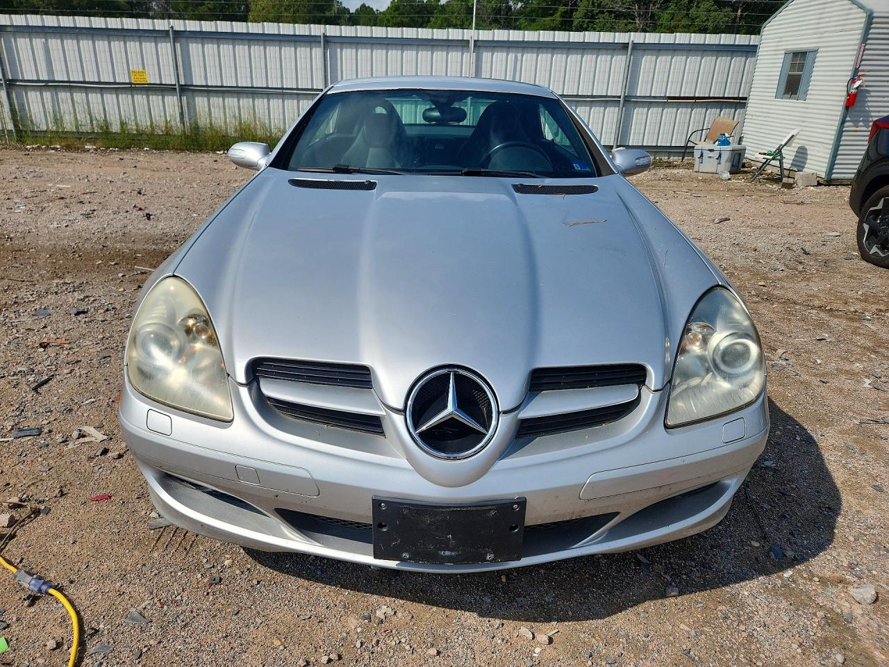2007 Mercedes-benz Slk 350 Silver vin: WDBWK56F47F149448