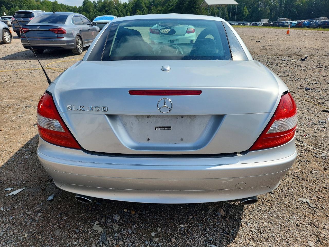 2007 Mercedes-benz Slk 350 Silver vin: WDBWK56F47F149448