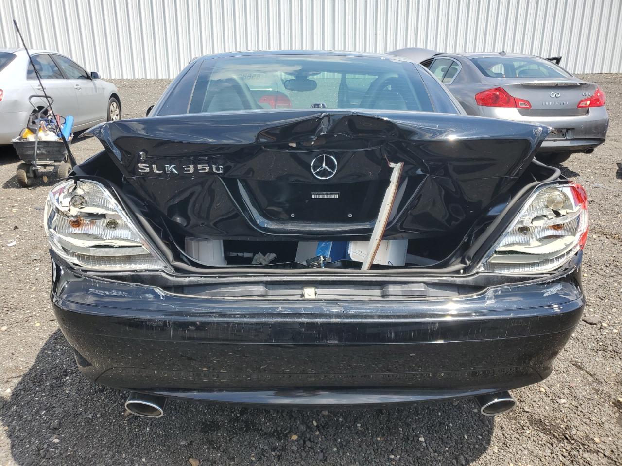 2007 Mercedes-benz Slk 350 Черный vin: WDBWK56F47F157663