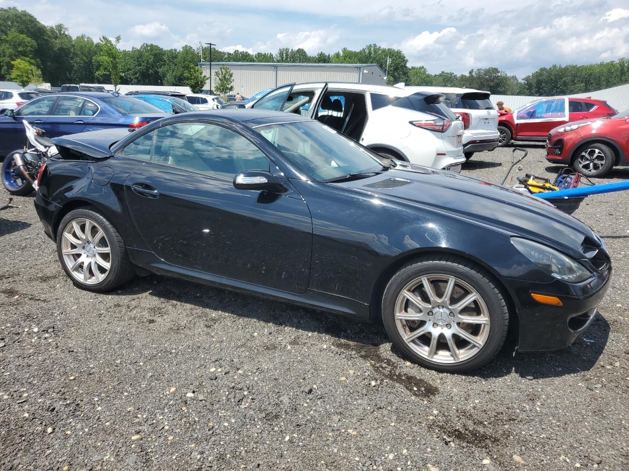 2007 Mercedes-benz Slk 350 Черный vin: WDBWK56F47F157663