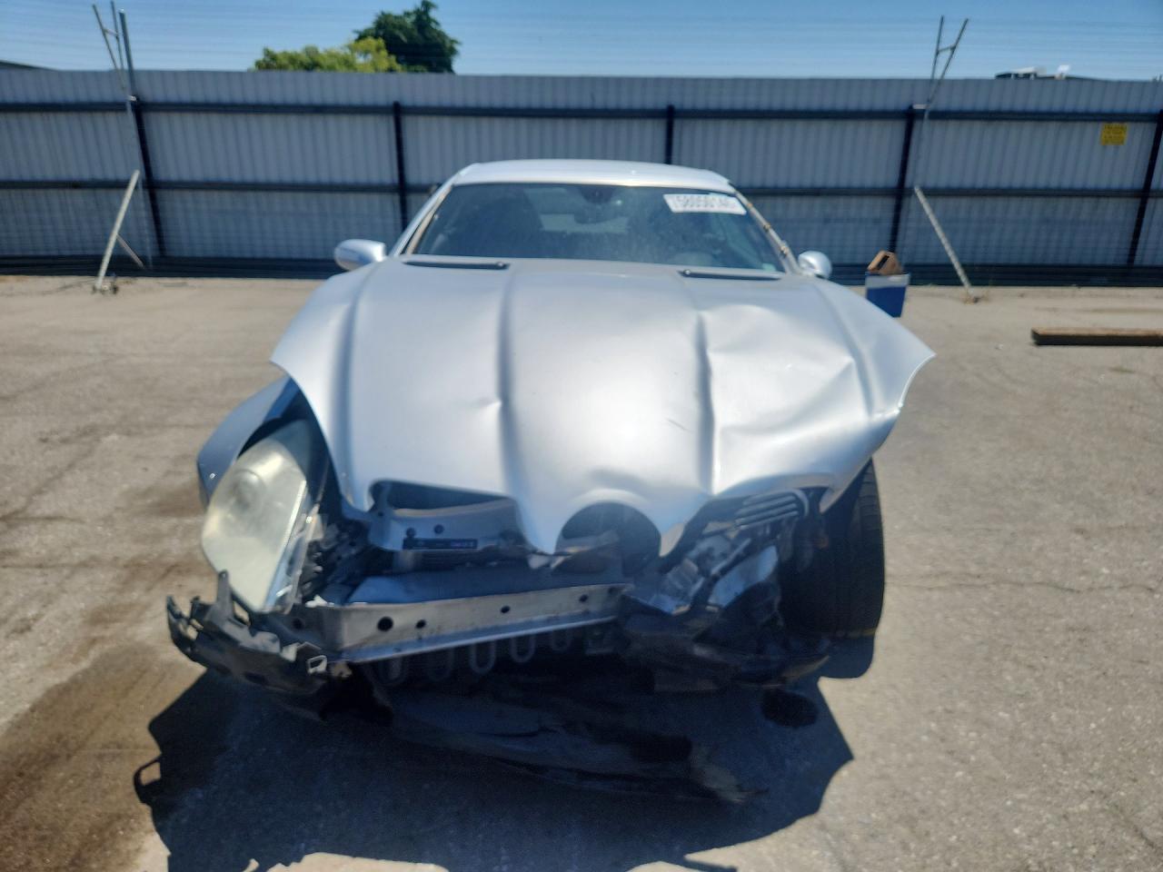 2008 Mercedes-benz Slk 350 Silver vin: WDBWK56F48F174464