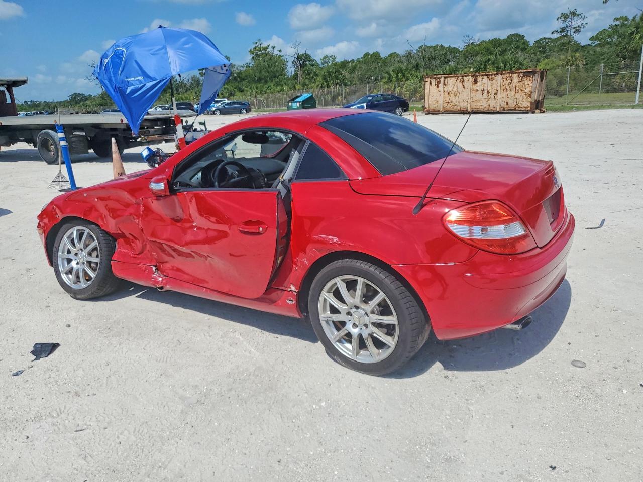 2005 Mercedes-benz Slk 350 Красный vin: WDBWK56F65F057108