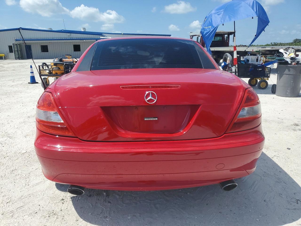2005 Mercedes-benz Slk 350 Красный vin: WDBWK56F65F057108