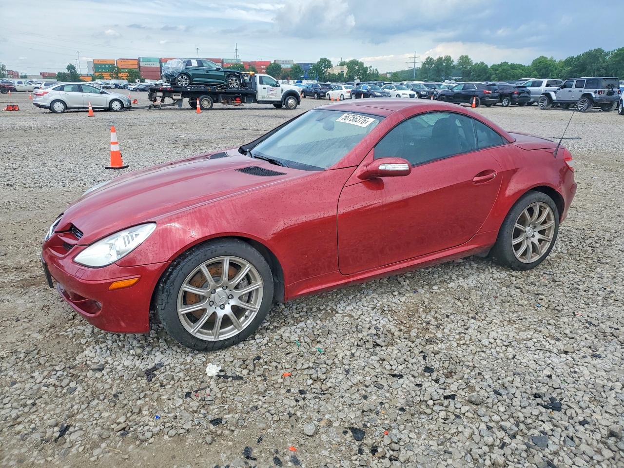 2006 Mercedes-benz Slk 350 Red vin: WDBWK56F66F082186